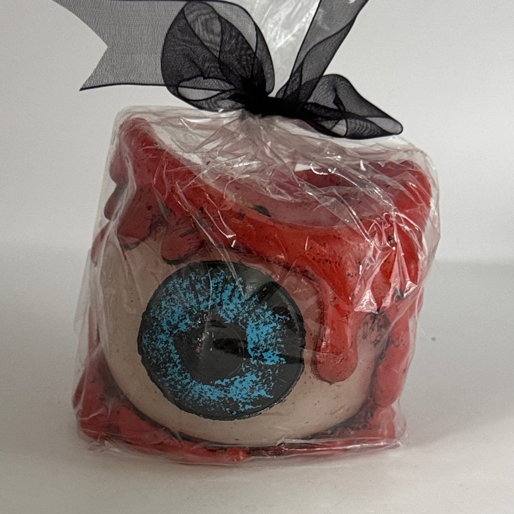 Red and Blue bloody Eyeball Candle